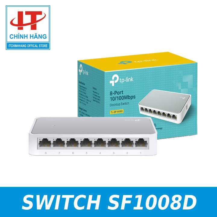 TP-Link TL-SF1008D - Bộ Chia Tín Hiệu Để Bàn 8 cổng 10/100Mbps