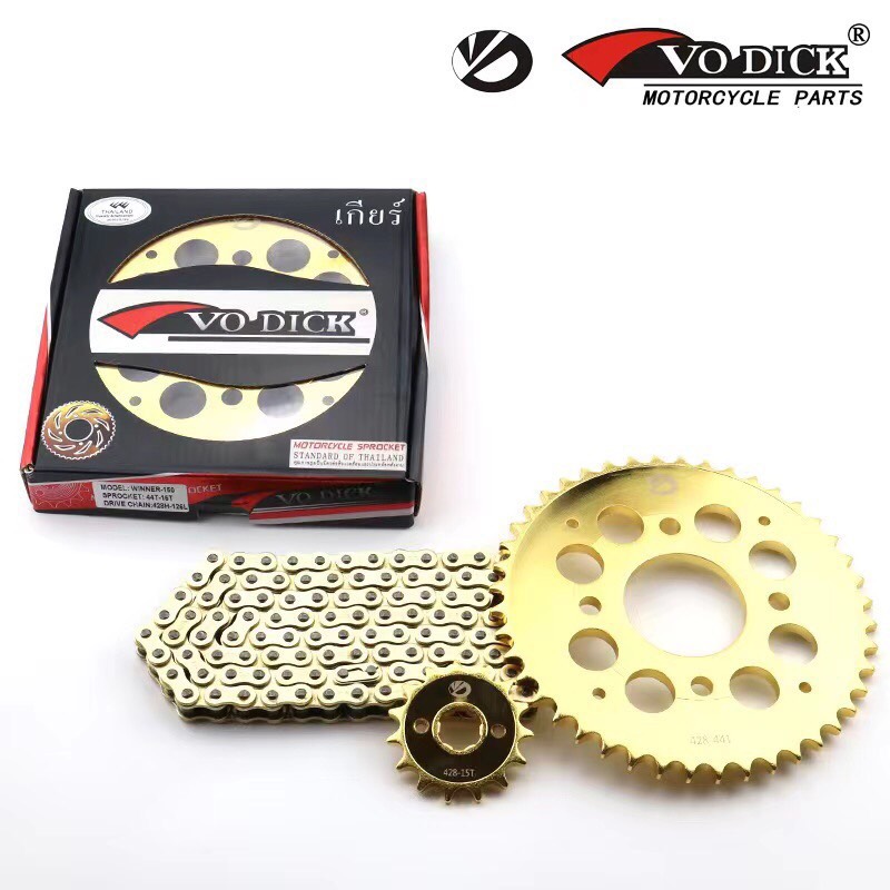 nhông sên exciter 150 vàng thái