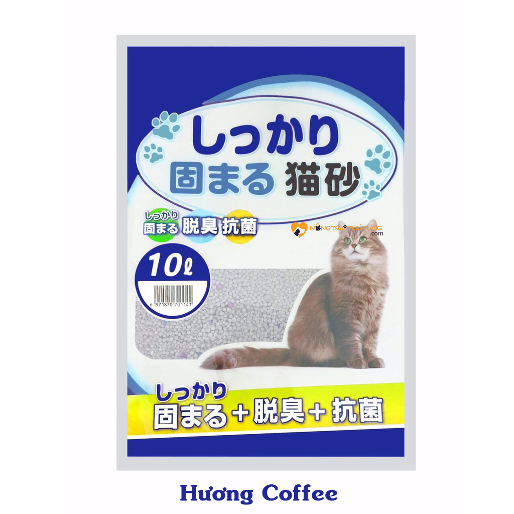 Cát vệ sinh cho mèo - Cát Nhật 10L - Cát Litter - [Bách Hoá Mẹ Hương]