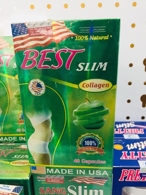 Viên uống giảm cân Best Slim Collagen USA 40 viên