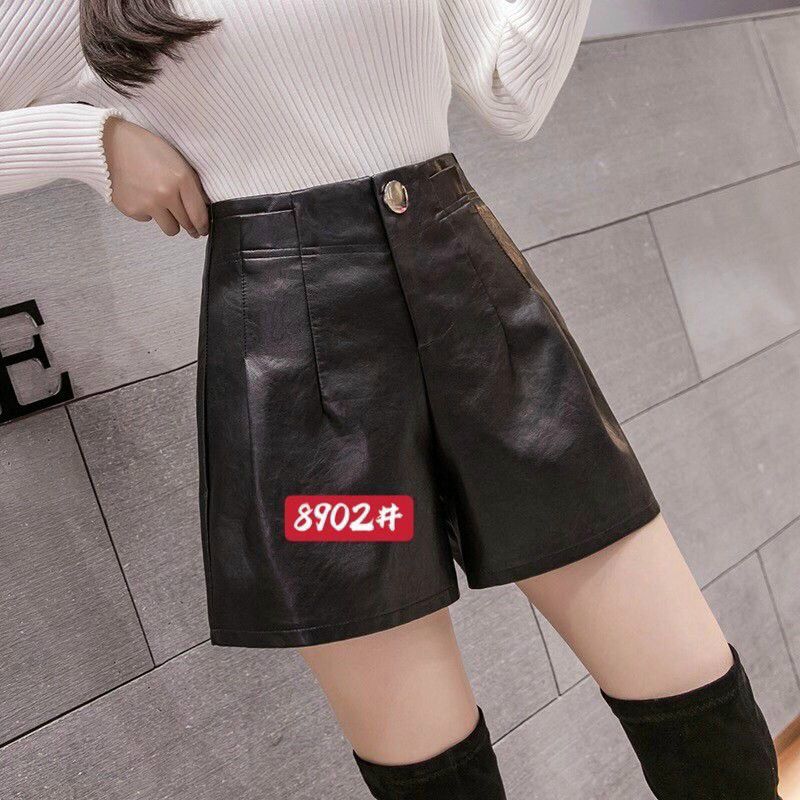 Quần short da