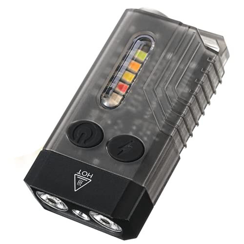 Keychain Flashlight Flashlight LED 13 Light Modes 1000 High Lumen IPX4 Mini Flashlight