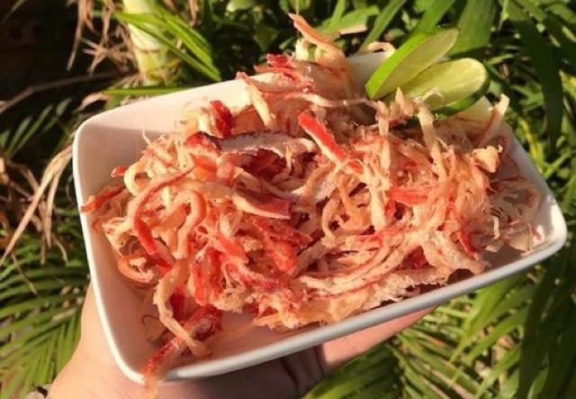 500gr  Mực Sợi Hấp Nước cốt dừa