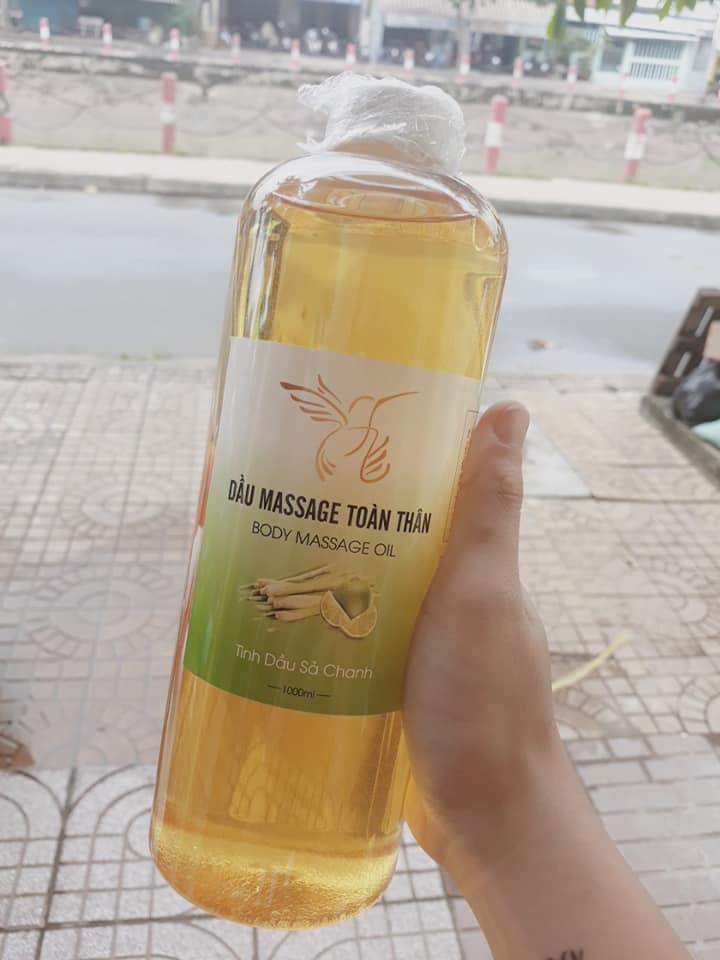 Tinh dầu massage sả gừng