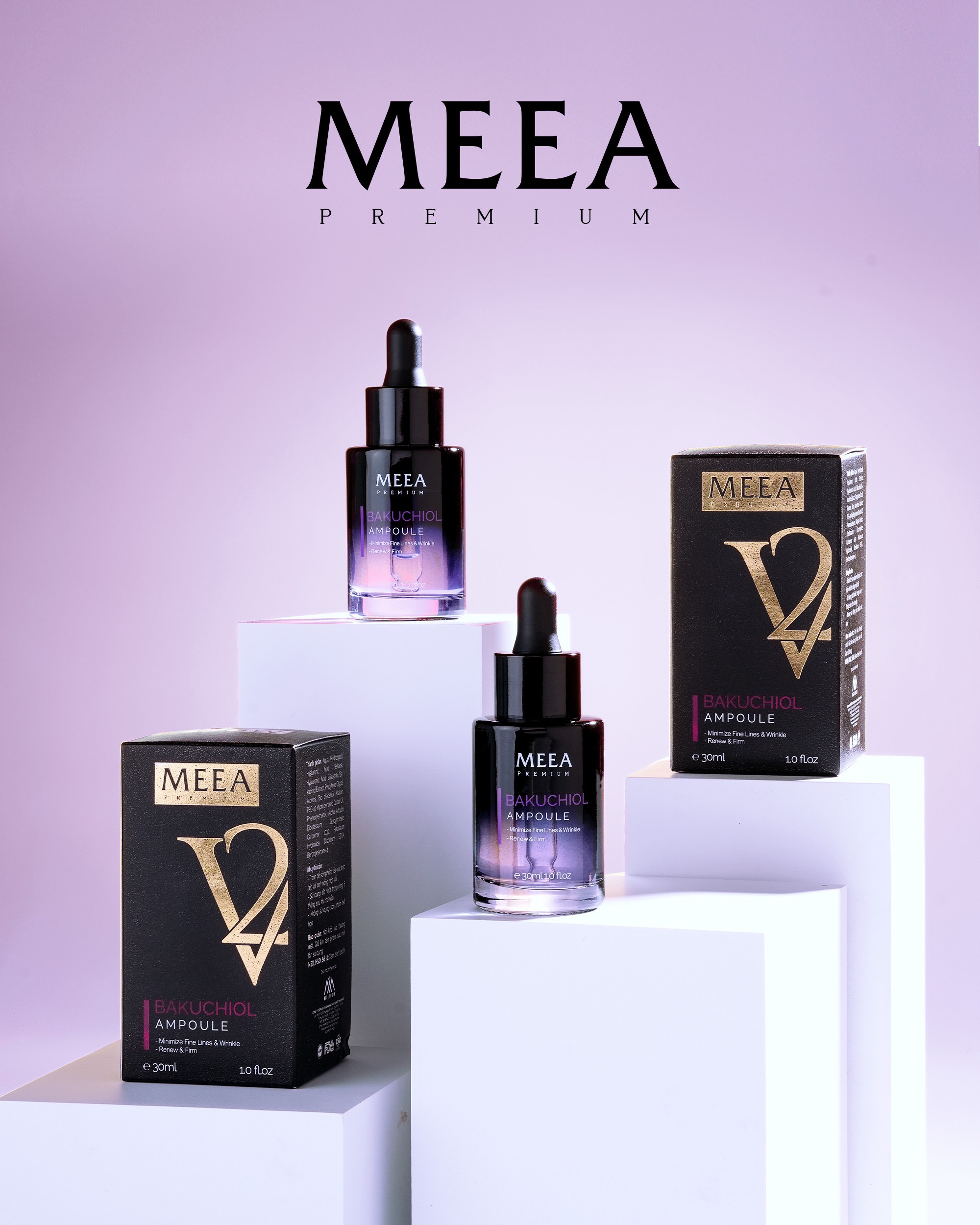 Combo Face Collagen Và Tính Chất Bakuchiol Meea Mới 2023
