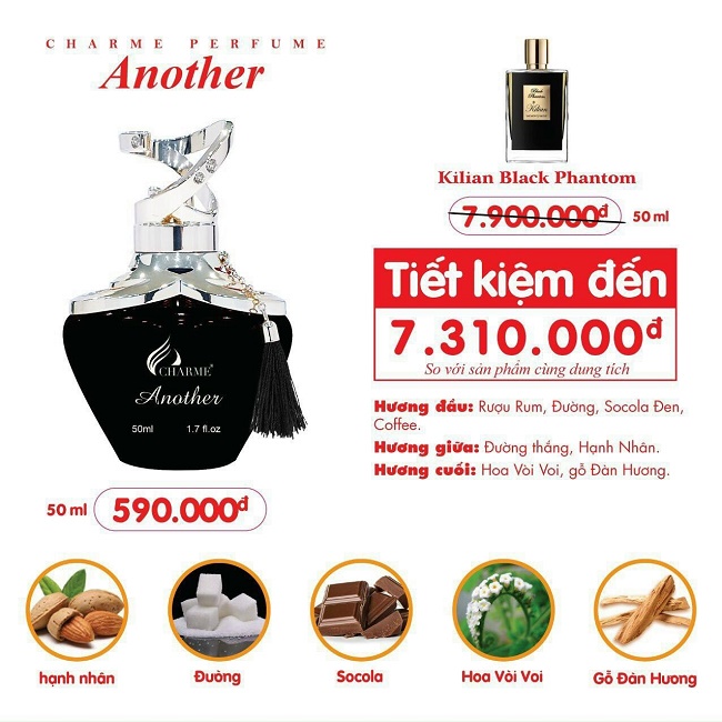 Nước hoa nữ Another - QUÝ PHÁI VÀ QUYẾN RŨ (50ML)