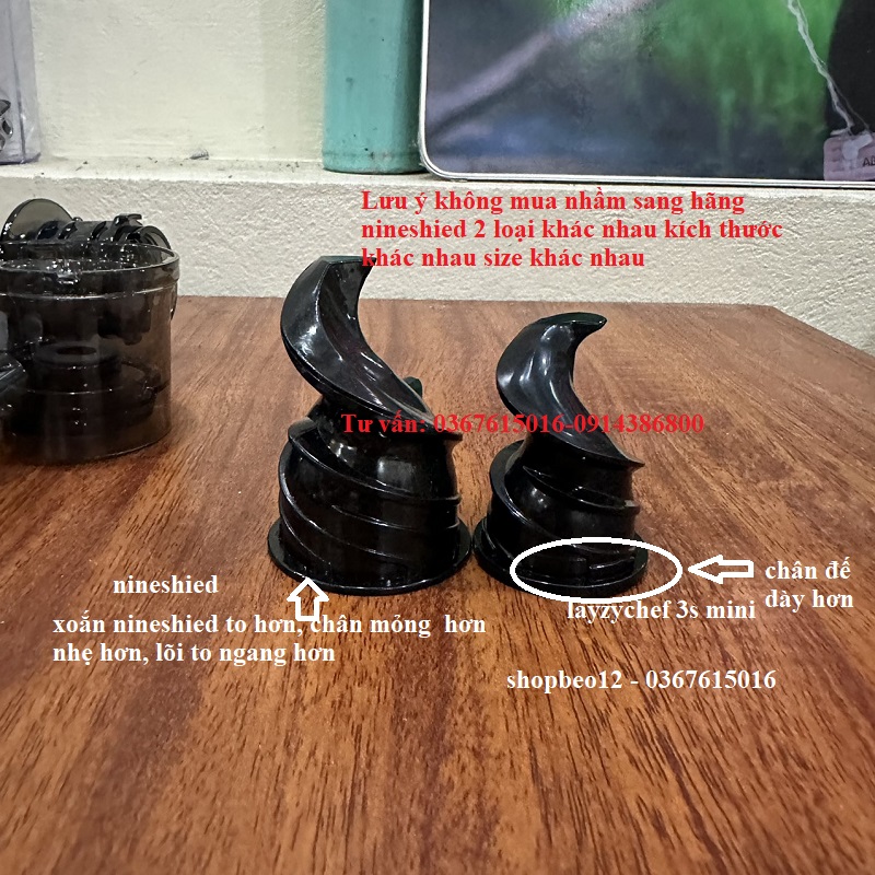 trục xoắn Máy ép chậm mini 3S Lazychef