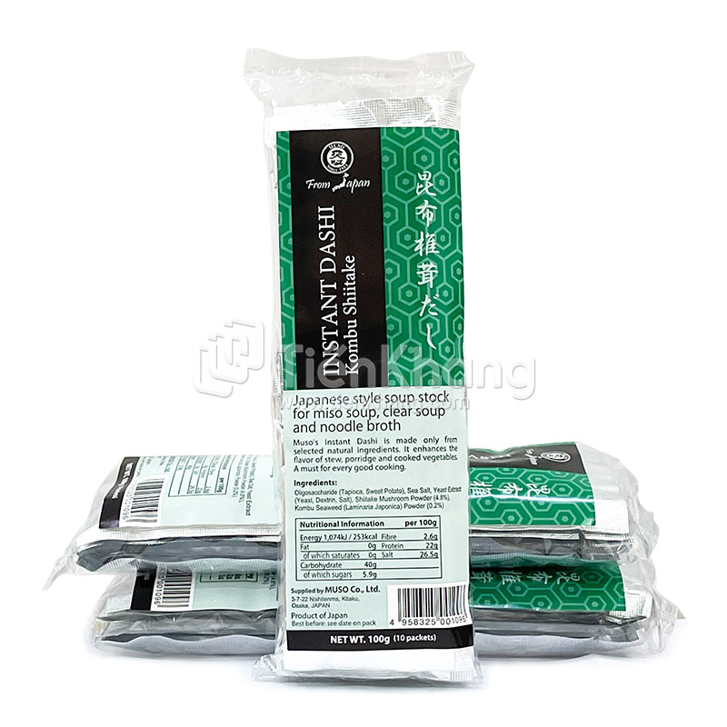 Bột Nêm Shiiteka Dashi - Bột Nêm Nấm - Dây (100gram)