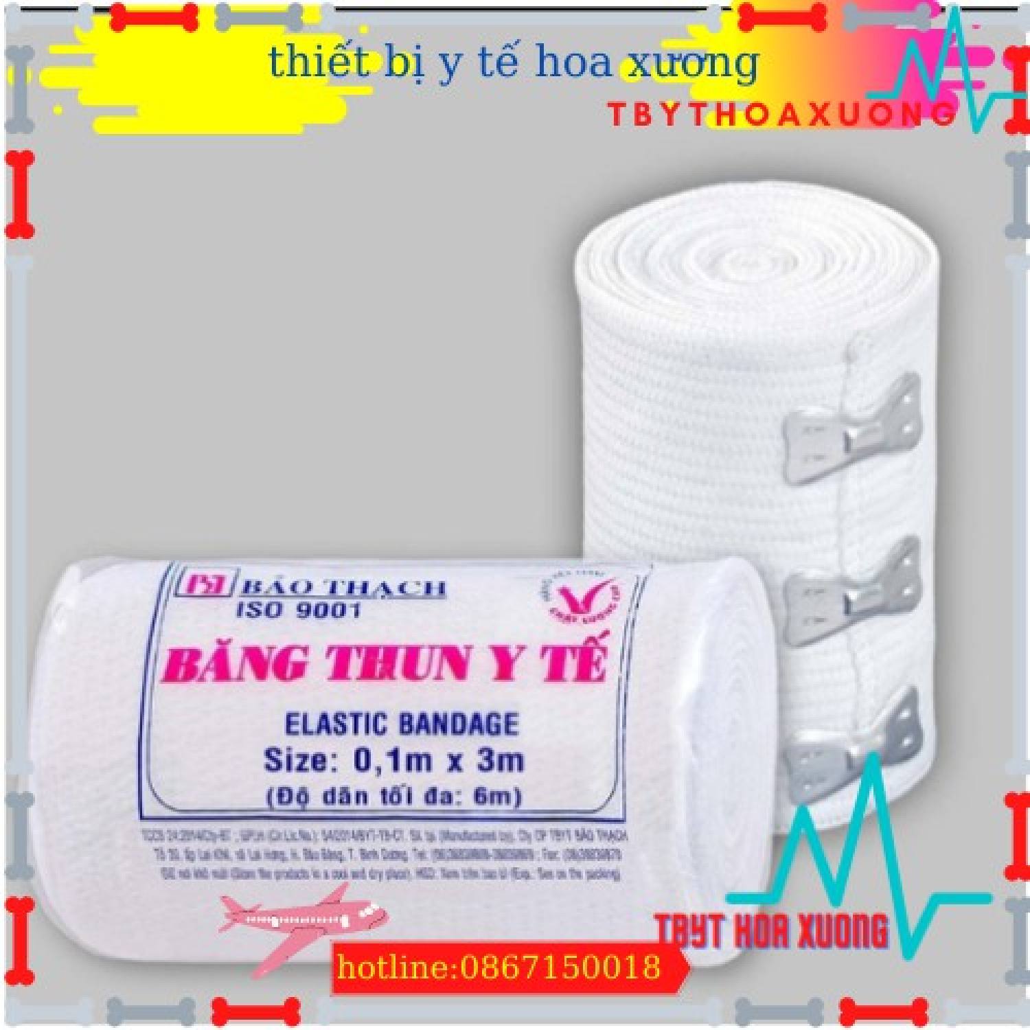 Băng chun y tế,Băng thun y tế Bảo Thạch thietbiytehoaxuong