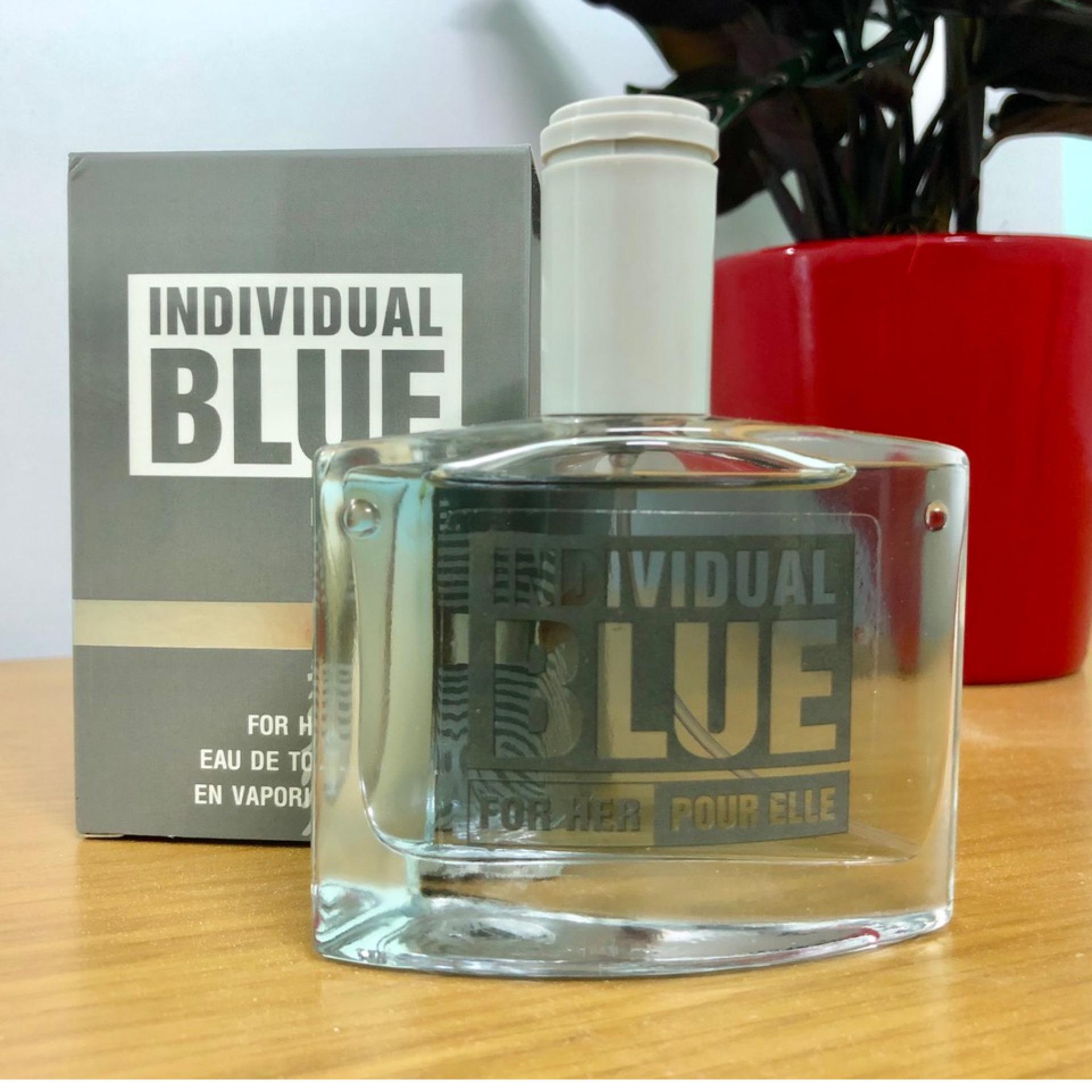 Nước Hoa Cho Nữ INDIVIDUAL BLUE Pour Elle 50ml (Bạc)