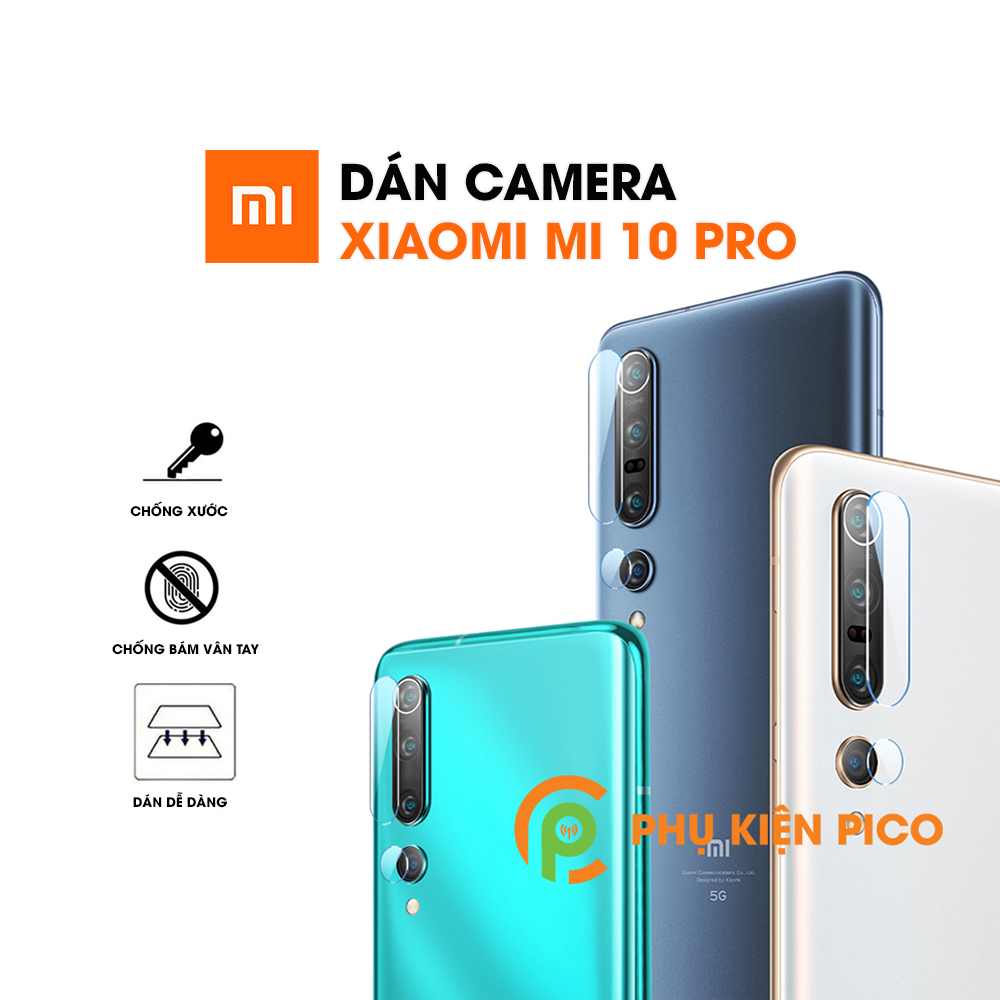 Dán camera Xiaomi Mi 10 Pro trong suốt chống xước bảo vệ camera - Cường lực camera Mi 10 Pro