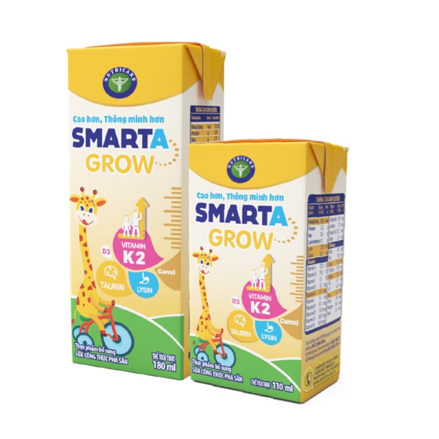 Sữa bột pha sẵn Smarta Grow loại 110ml