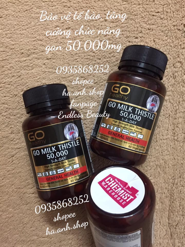 GO Healthy Milk Thistle 50000mg 60 viên