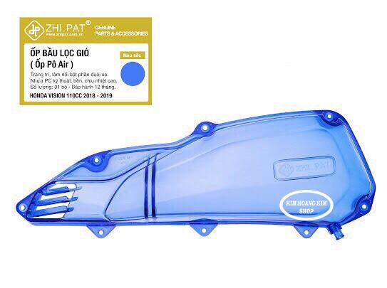 Ốp Lọc Gió Pô E Zhi.pat dành cho xe Vision (màu Xanh)