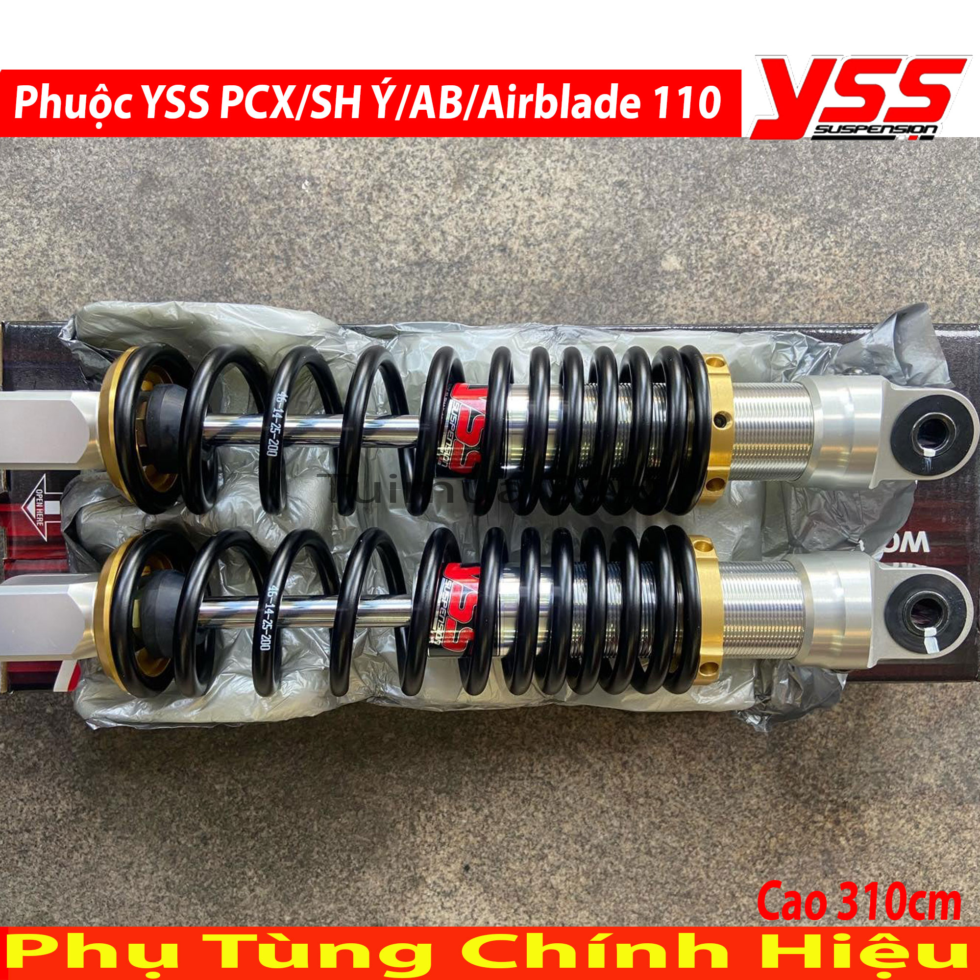 [HCM]Phuộc YSS E-Series PCX / SH Ý / AB / Airblade 110