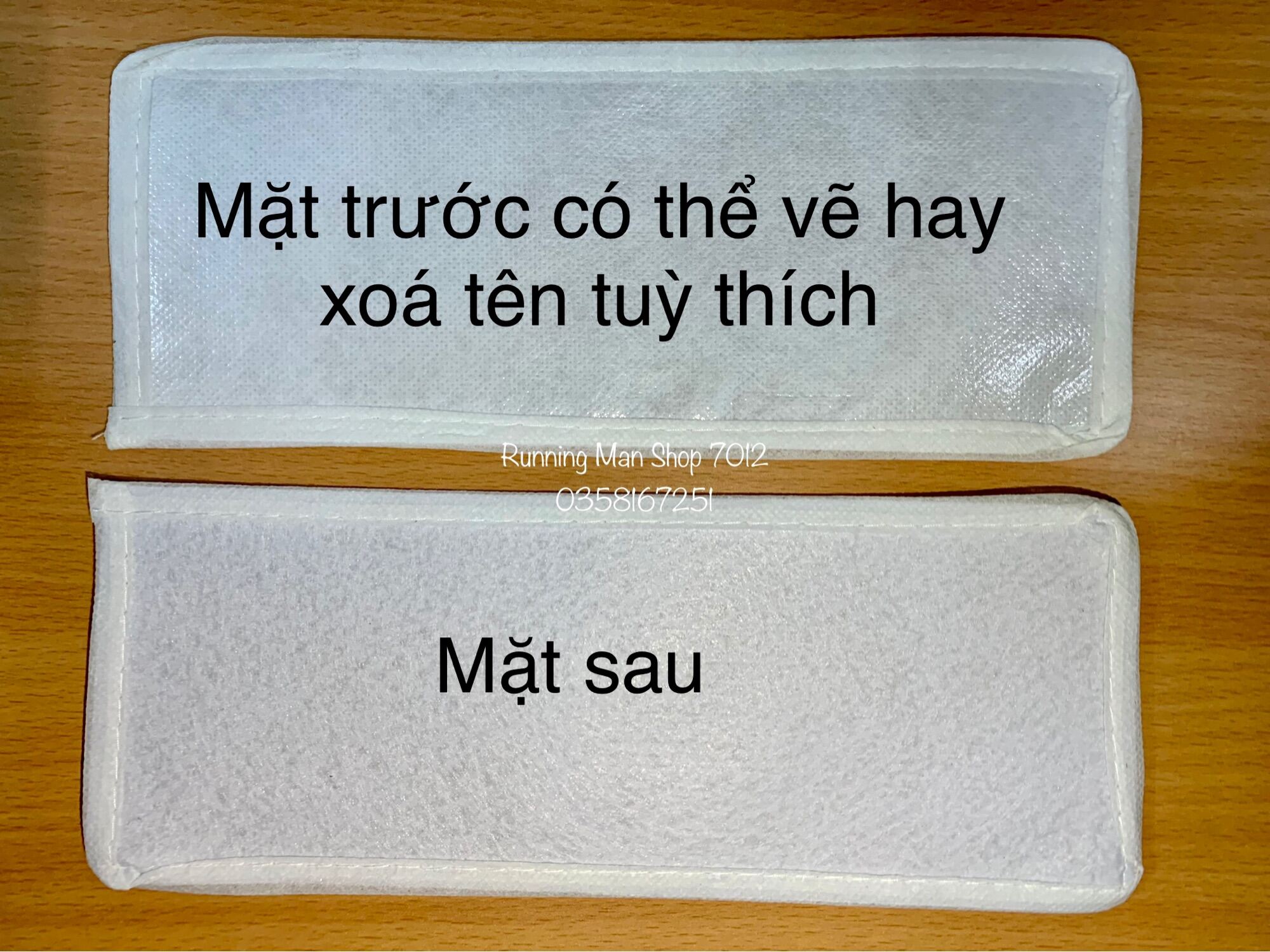 Bảng tên runningman (có thể xoá tên đã viết)