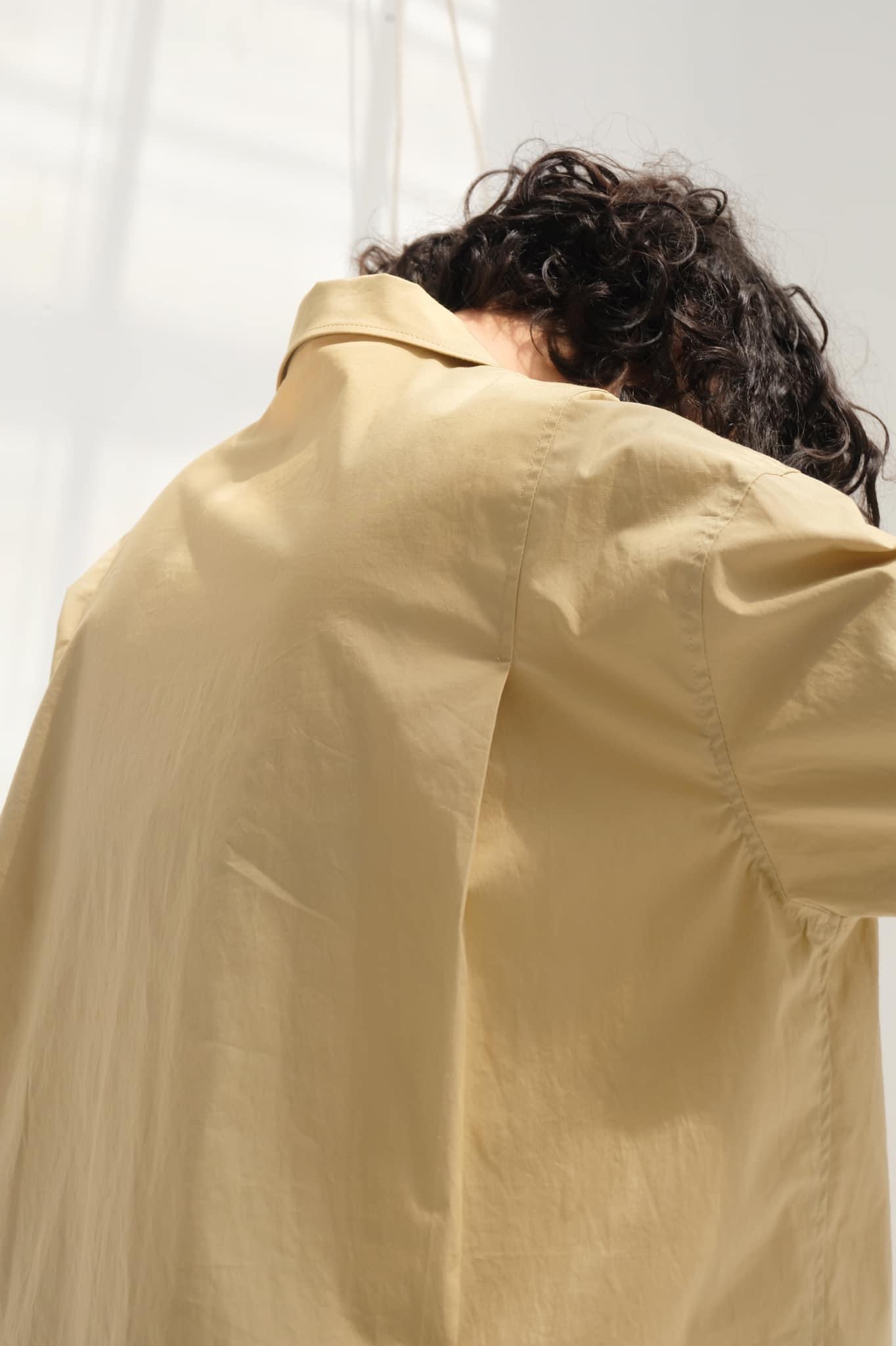 /ou'ba:d/ - ÁO SƠMI DANTON VÀNG form rộng oversize basic nam nữ S/M