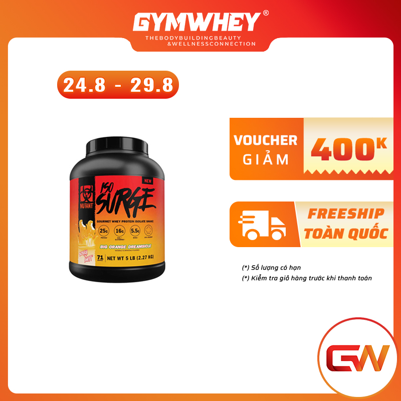 Sữa Tăng C ơ Mutant ISO SURGE 5 LBS (2.34kg)