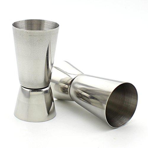 Combo 2 Ly Định Lượng Inox Đầu Lớn 50cc Đầu Nhỏ 25cc