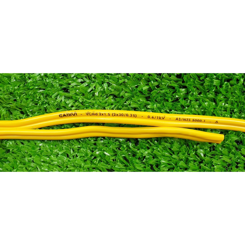 Dây Điện Đôi (CADIVI) VCmd / 2x0.5 - 2x0.75 - 2x1.0 - 2x1.5 (mm) (bán lẻ 1 mét)