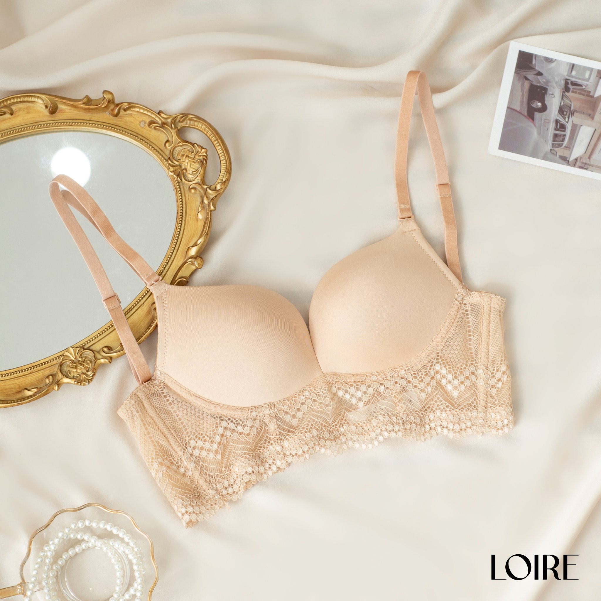 Áo Ngực Đệm Dày Chữ U Mặc Đầm Hở Lưng LOIRE BRL04