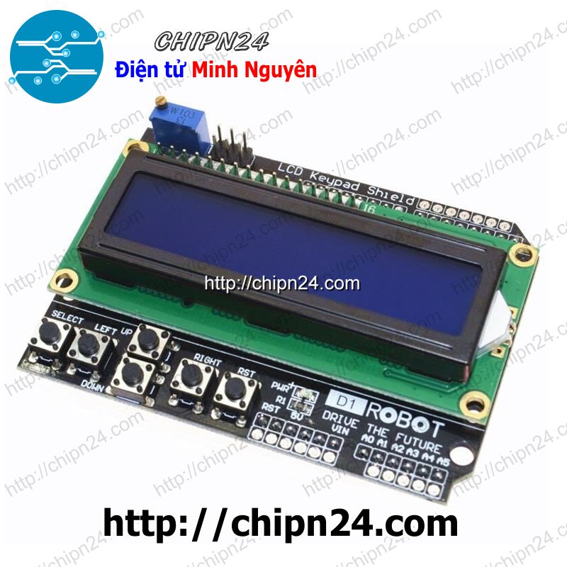 Lcd 1602 keypad shield for arduino