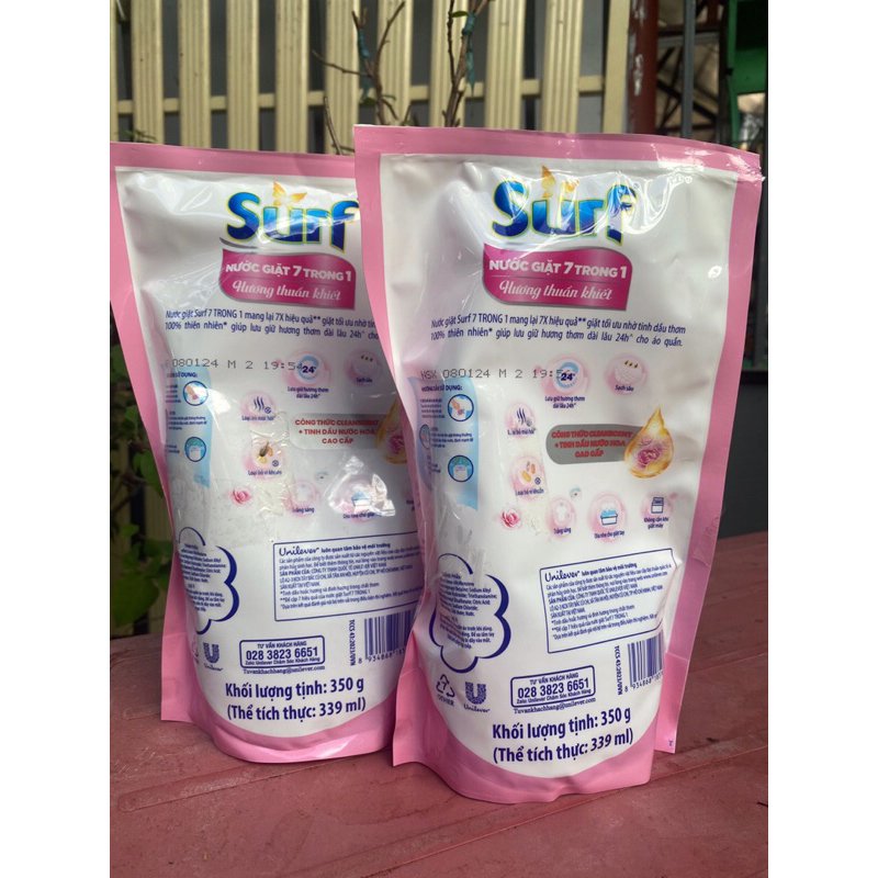 1 Túii Nước giặt Surf 350g/túi