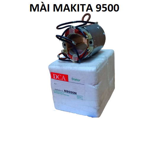 Stator, cuộn điện lắp máy mài makita 9500 - sa mài 9500