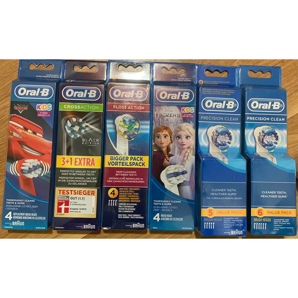 Đầu bàn chải đánh răng Oral B (loại 6 đầu)