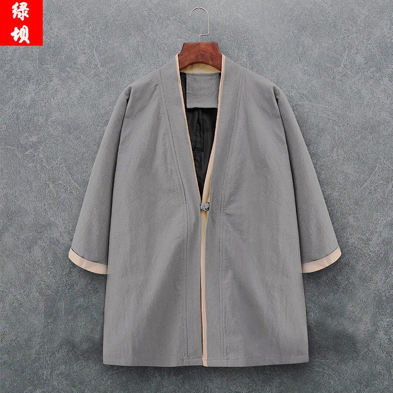 Áo choàng hán phục cách tân phong cách trung hoa cổ điển cho nam920zjl