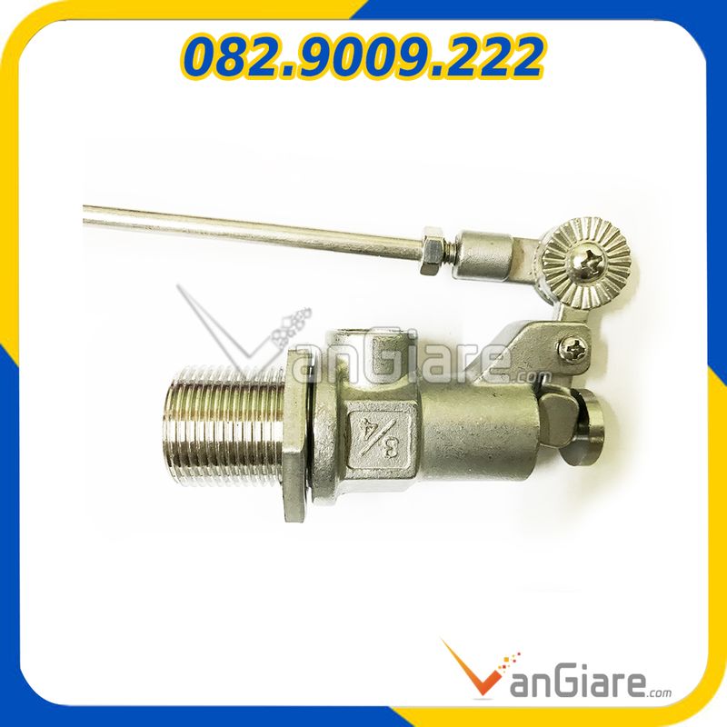 [Loại tốt] Phao cơ inox bồn nước gia đình phi 21 27 34