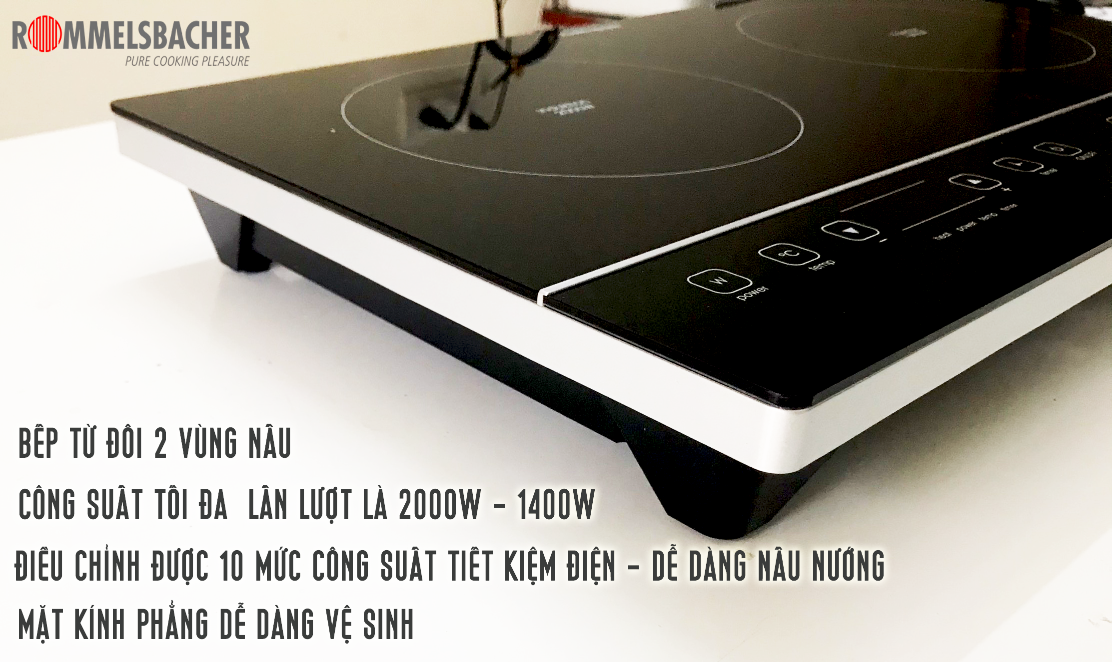Bếp từ ROMMELSBACHER 3405/IN