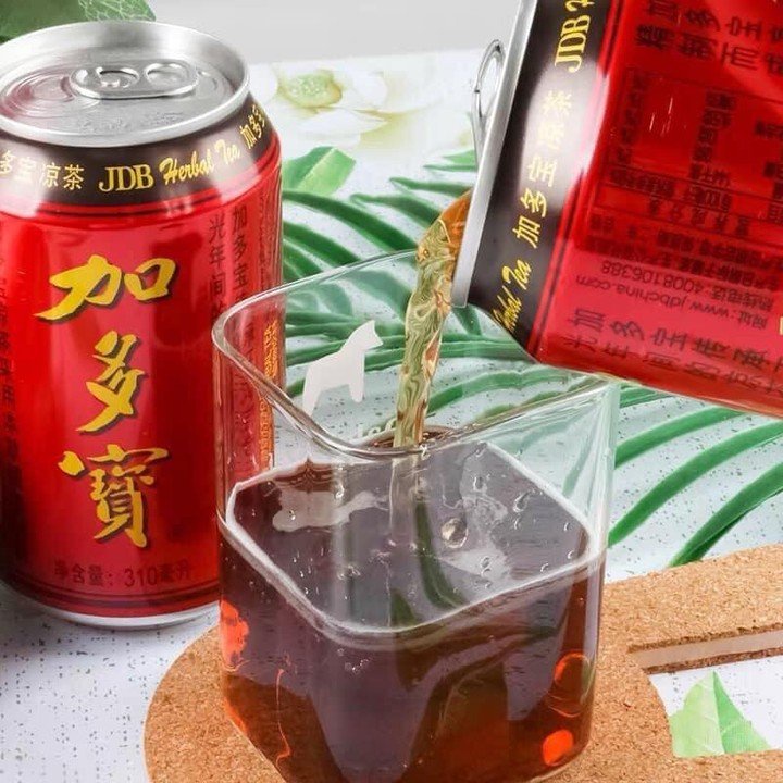 [1 Thùng 24 Lon] Trà Thảo Mộc Jia Dou Bao/ Nước Sâm Thảo Mộc Thanh Nhiệt
