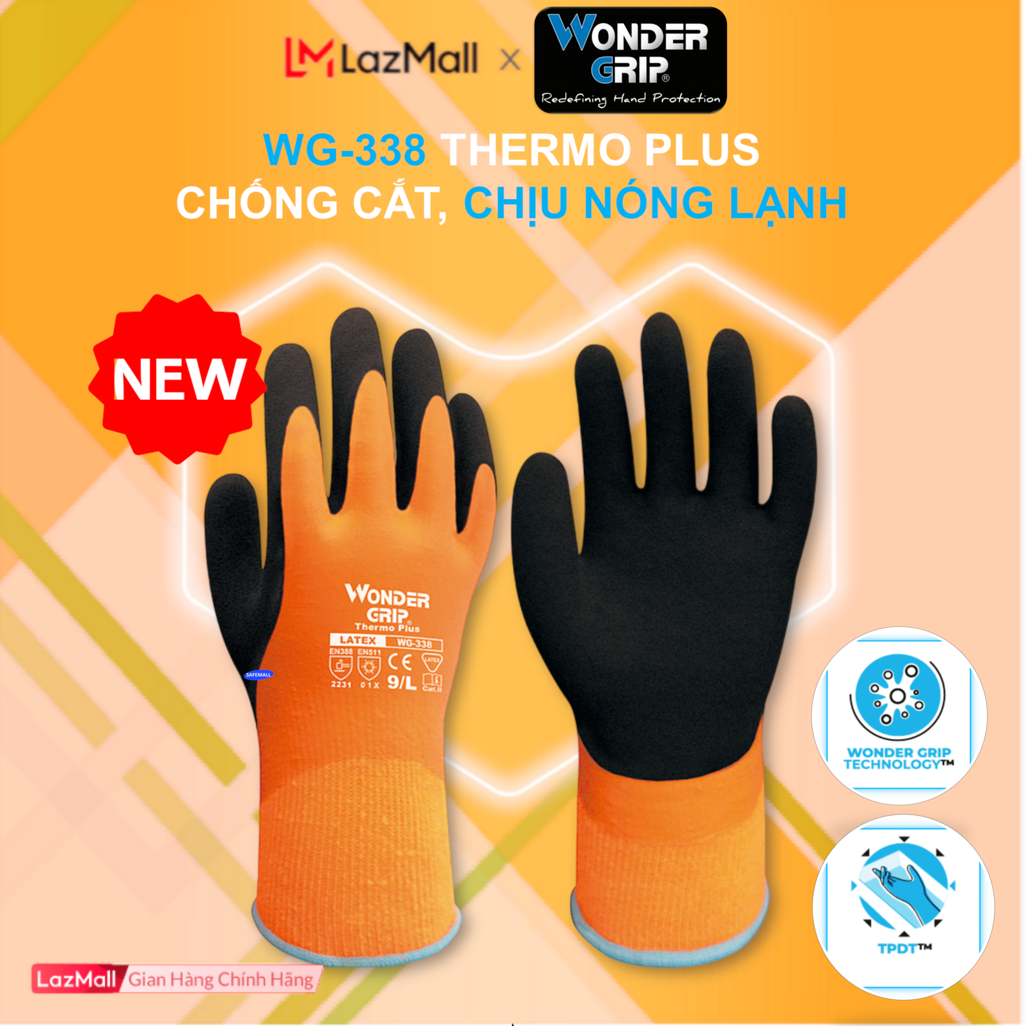 Wonder Grip Thermo Plus Glove