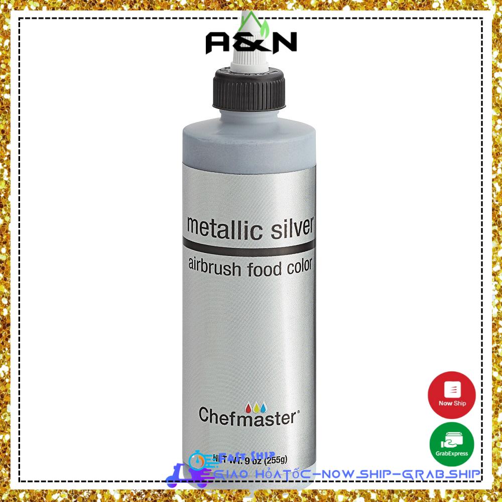 Màu nhũ Chefmaster Metallic Silver - 255gram
