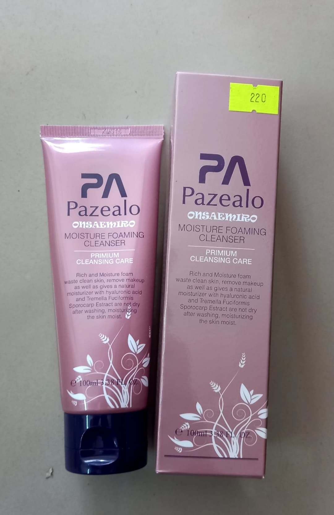 SỮA RỬA MẶT MỤN NHỜN PAZEALO 100ML