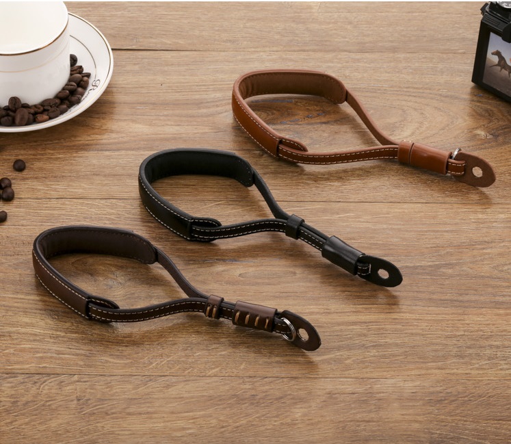 [HCM]Dây máy ảnh đeo cổ tay Handstrap da bò