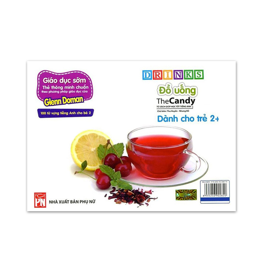Sách - Flashcard - Thẻ Dạy Trẻ Theo Phương Pháp Glenn Doman - Đồ Uống (Drinks) - McBooks