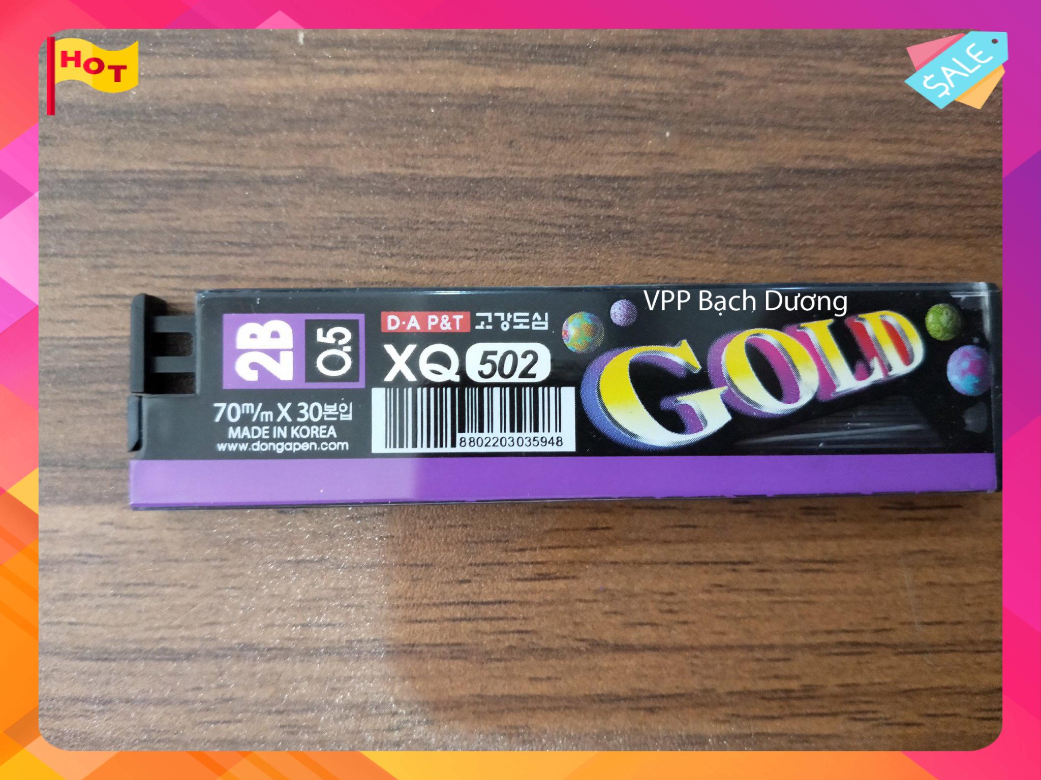 Ruột Chì Bấm Gold 2B 0.5mm - XQ502 D-A P&T - tép