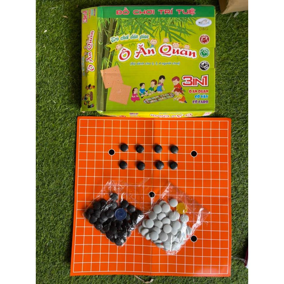 Trò Chơi Cờ Vây, Cờ Caro, Ô Ăn Quan 3 trong 1
