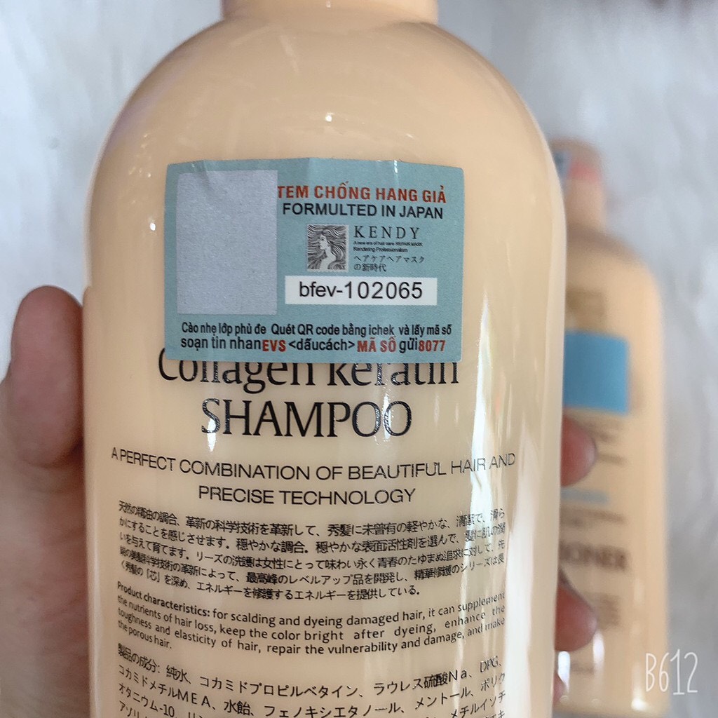 Cặp Dầu Gội Xả Nhật Kendy Dưỡng Sinh Cao Cấp 800ml