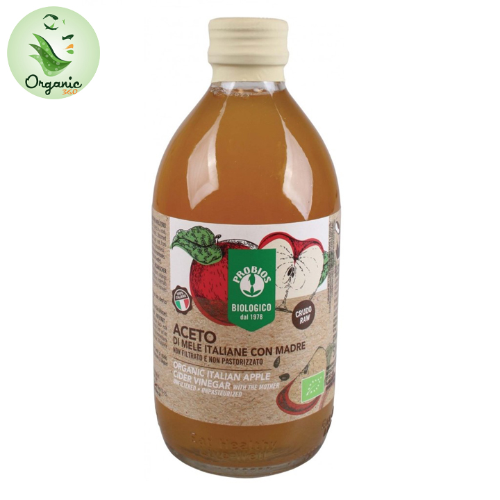 Organic Apple Cider Vinegar - Coconut Vinegar - Pomegranate Vinegar With Mother Vinegar ProBios 500ml