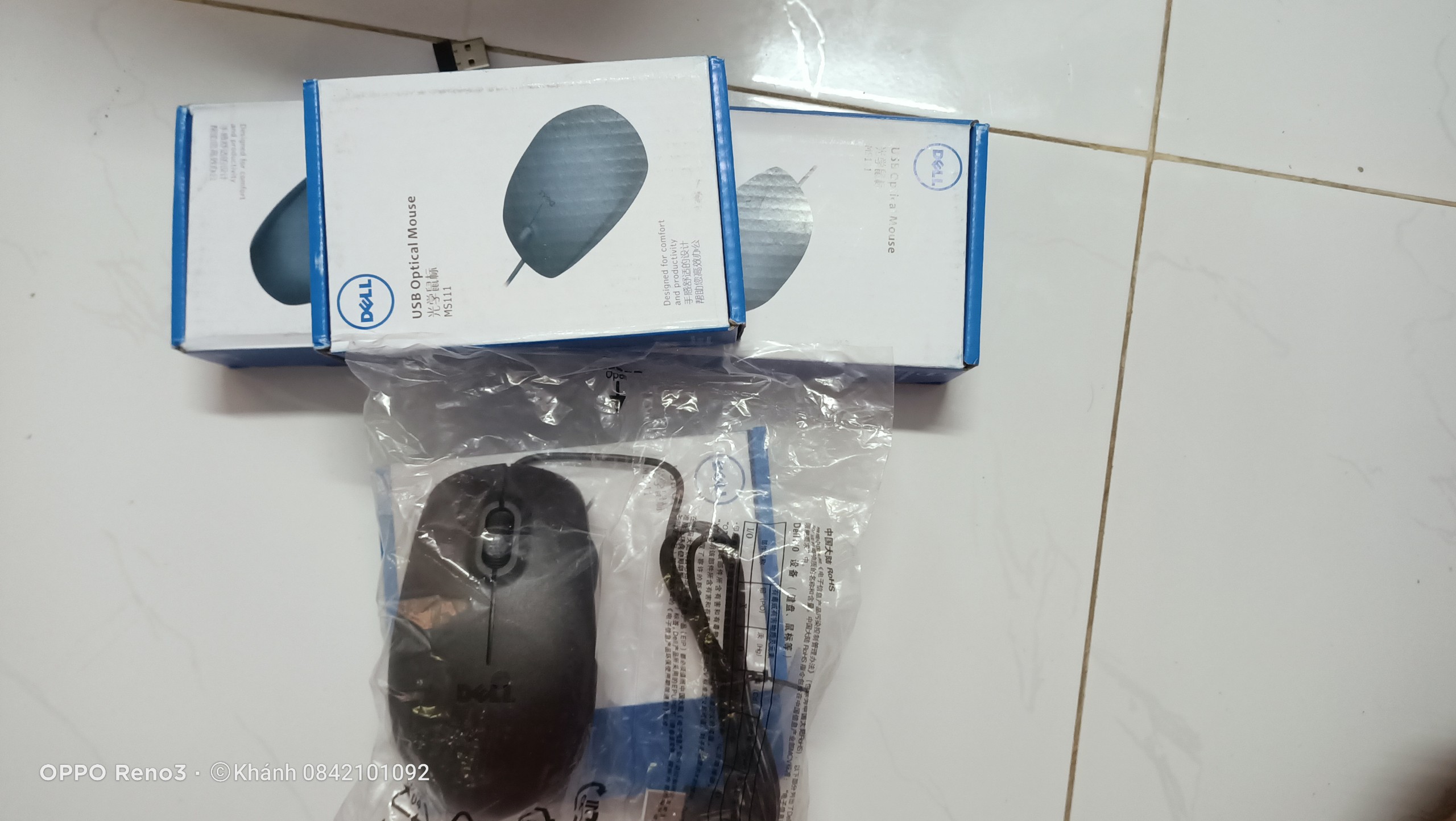 Chuột Dell MS111 - Có Dây - Giá Siêu Rẻ