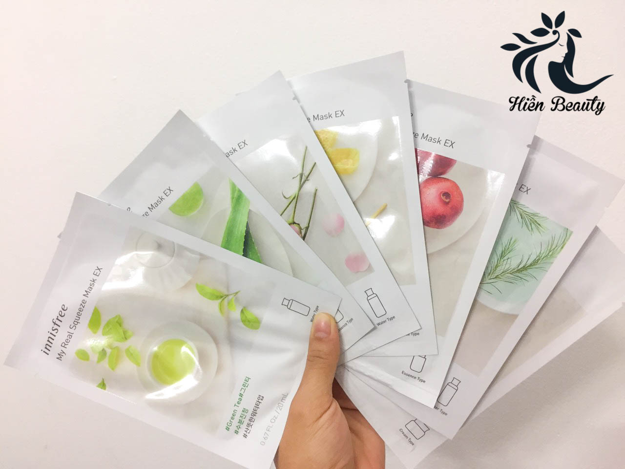 Mặt nạ Innisfree My Real Squeeze Mask Ex 10 miếng