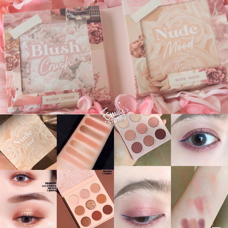 [HCM]Set phấn mắt Colourpop Blushing Nude Shadow Palette