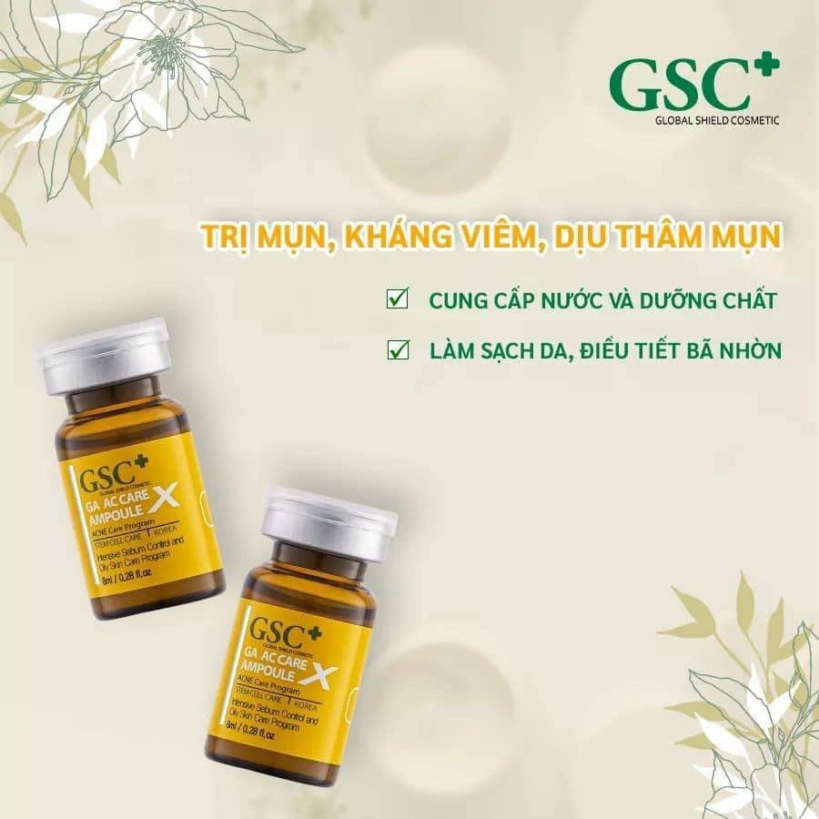 Tế Bào Gốc Trị Mụn GSC GA AC Care Ampoule