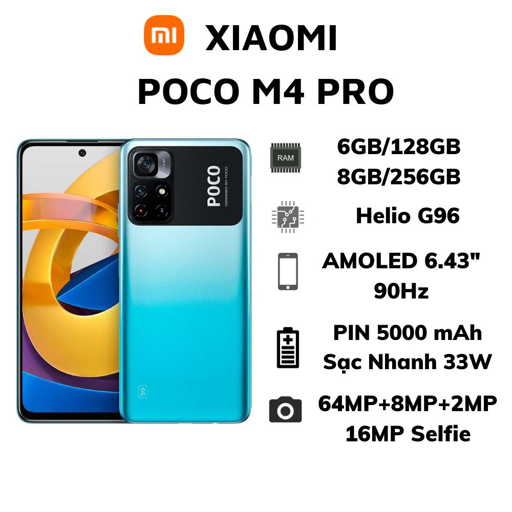 Điện Thoại Xiaomi Poco M4 Pro Hàng Chính Hãng