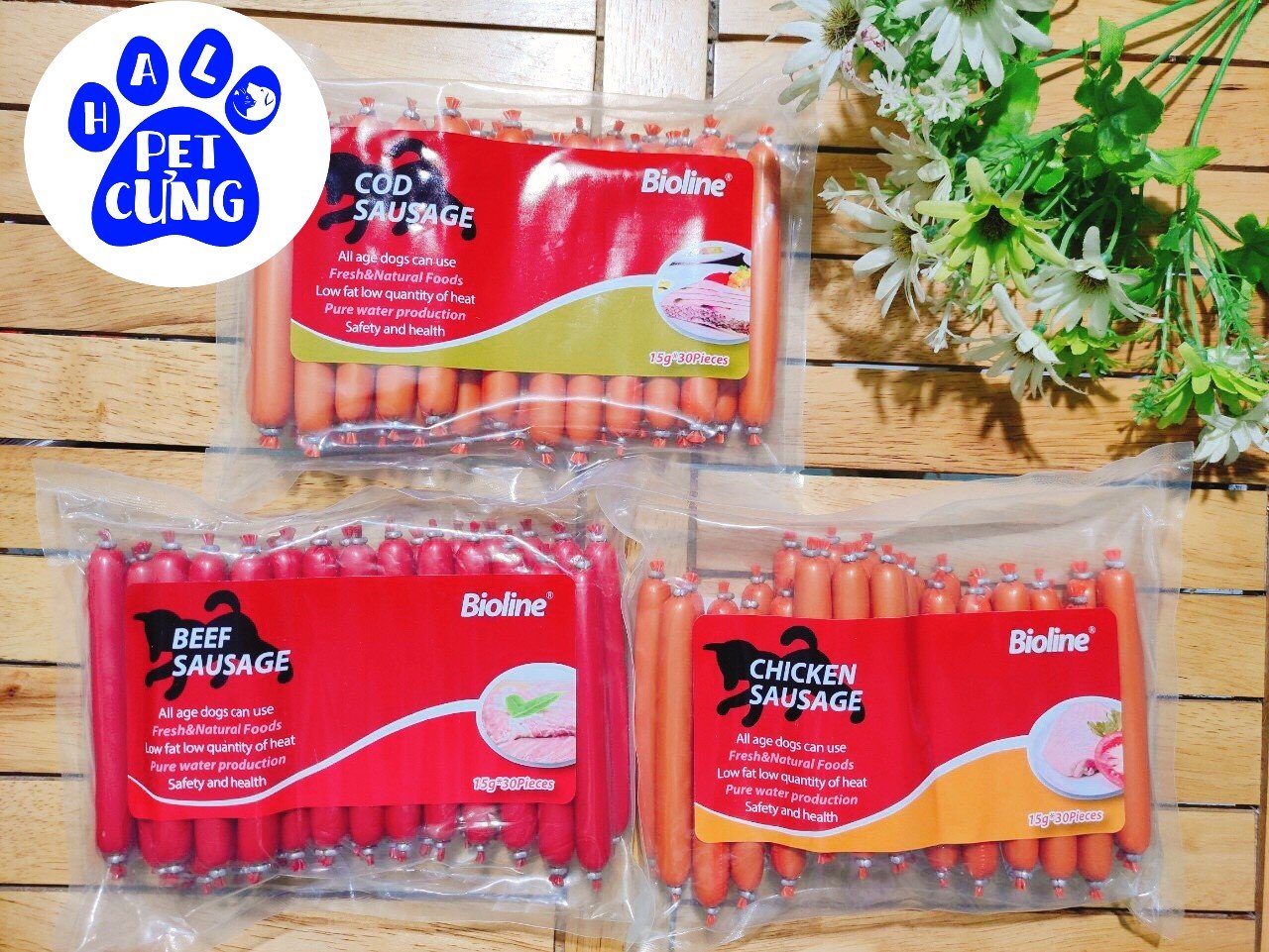 Combo 5 cây Xúc Xích Dinh Dưỡng Cho CHÓ MÈO