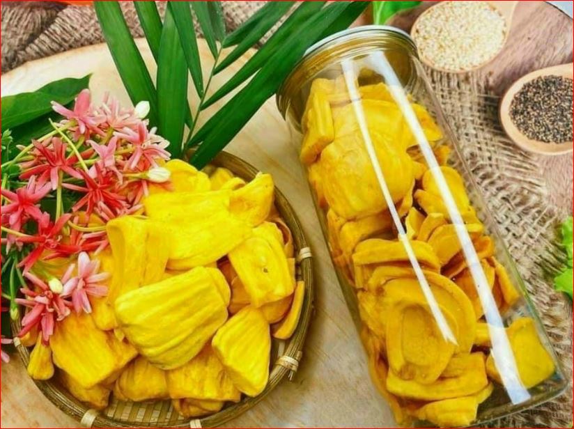 Mít  thái sấy giòn ( hàng xuất khẩu : giòn,ngọt,miếng nguyên cánh)_200gr_ăn vặt_online