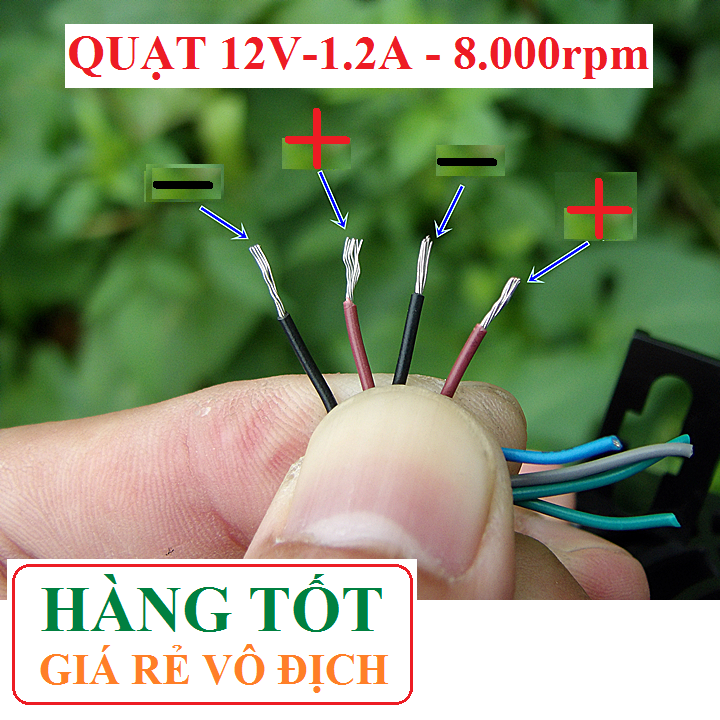 [HCM]Quạt siêu mạnh đường kính 8cm